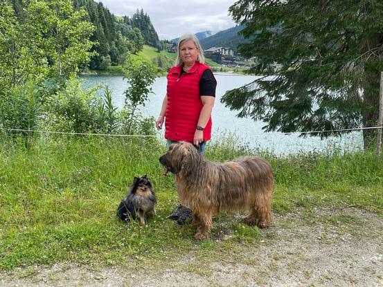 Mit Sayena und Louis am See
