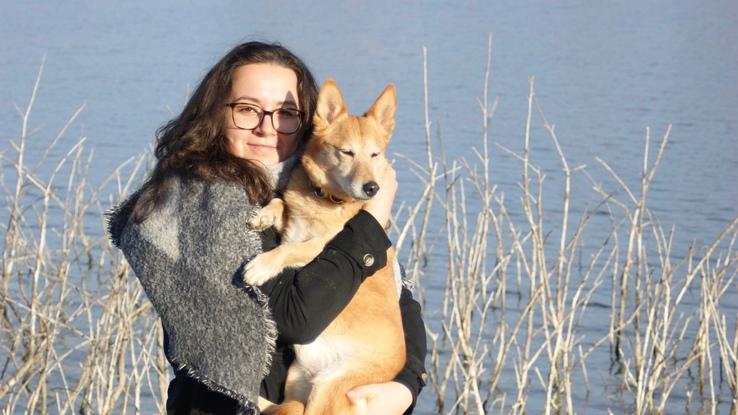 Kleines Fotoshooting mit dem 12 Jahre alten Mischling einer Kollegin