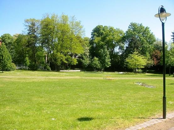 Schöner Stadtpark nebenan