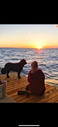 Joey and me at the cottage