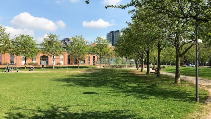 Trude-Herr-Park, direkt vor der Haustüre