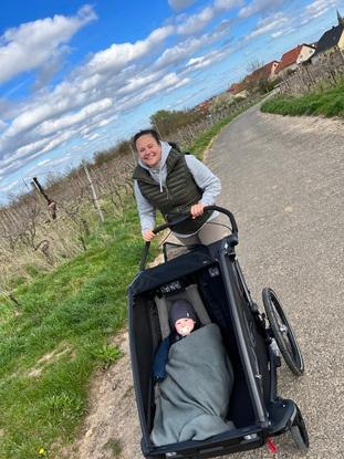 Spaziergang direkt hinter unserer Eignung