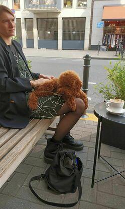 Harry und ich haben ein paar Tage zusammen gebracht. Er war mein übernachtungsgast und wir hatten eine super Zeit. Hier waren wir zusammen Kaffee trinken und er hat eine lange ausgiebige Massage genossen.