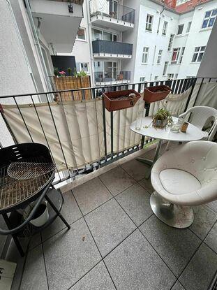 Unser bescheidener Balkon